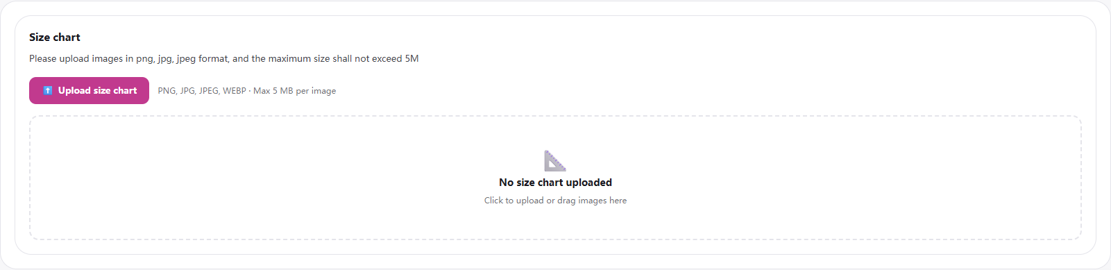 Product editor Category configuration