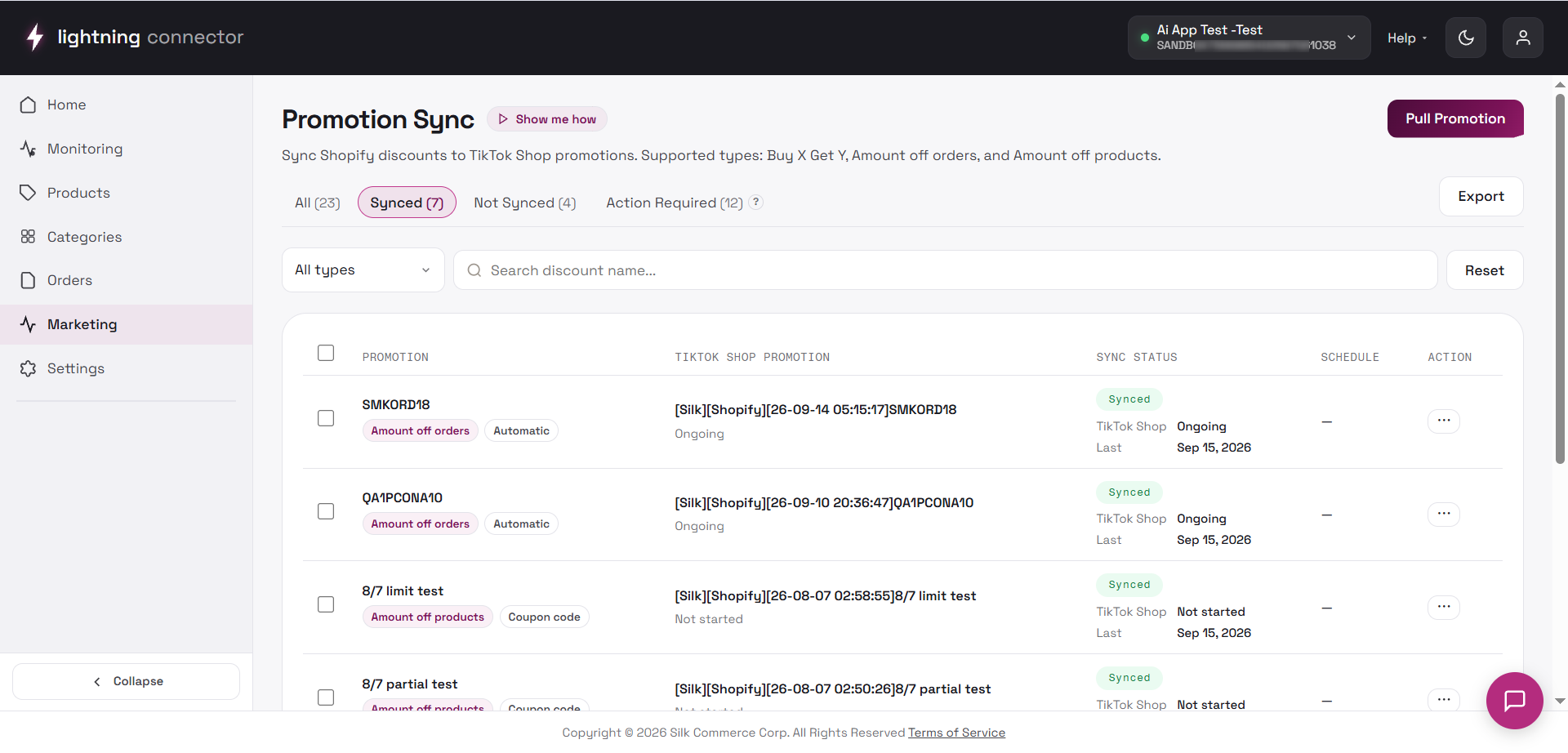 Promotion Sync overview